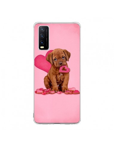 Coque Vivo Y20S Chien Dog Gateau Coeur Love - Maryline Cazenave