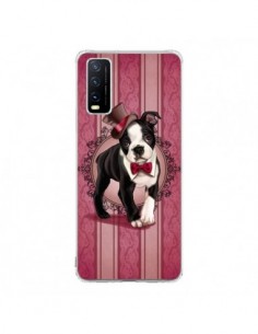 Coque Vivo Y20S Chien Dog Gentleman Noeud Papillon...
