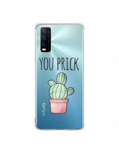 Coque Vivo Y20S You Prick Cactus Transparente - Maryline...