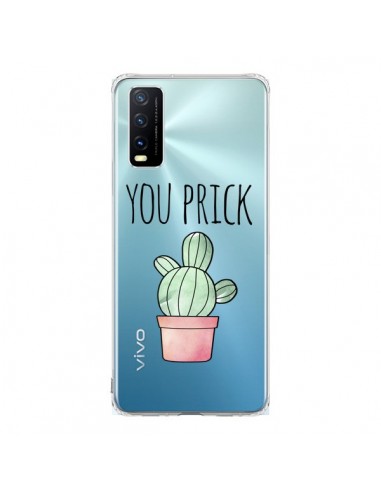 Coque Vivo Y20S You Prick Cactus Transparente - Maryline Cazenave