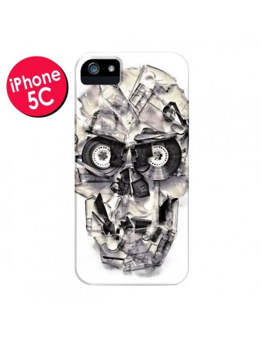 Coque Tape Skull K7 Tête de Mort pour iPhone 5C - Ali Gulec