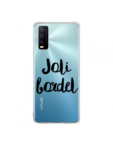 Coque Vivo Y20S Joli Bordel Transparente - Maryline Cazenave