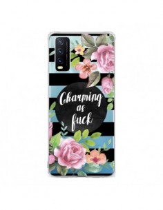 Coque Vivo Y20S Charming as Fuck Fleurs Transparente -...