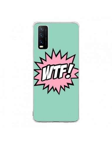 Coque Vivo Y20S WTF Bulles BD Comics - Maryline Cazenave