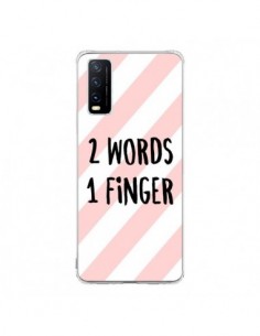 Coque Vivo Y20S 2 Words 1 Finger - Maryline Cazenave