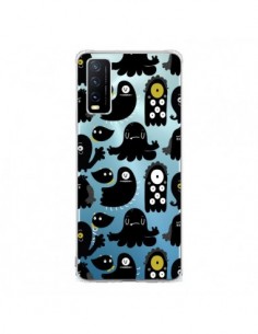 Coque Vivo Y20S Monsters Monstres Pattern Transparente -...