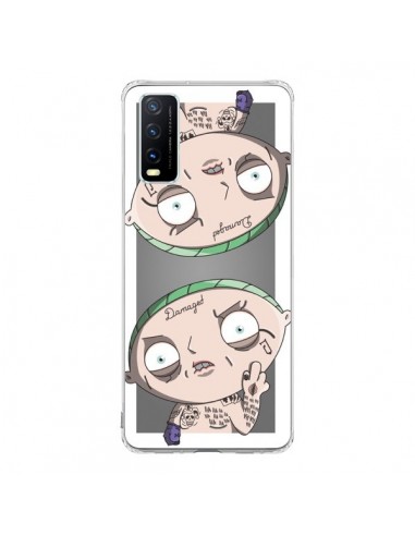 Coque Vivo Y20S Stewie Joker Suicide Squad Double - Mikadololo