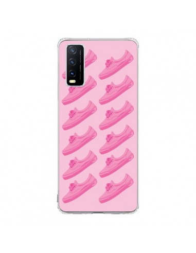 Coque Vivo Y20S Pink Rose Vans Chaussures - Mikadololo