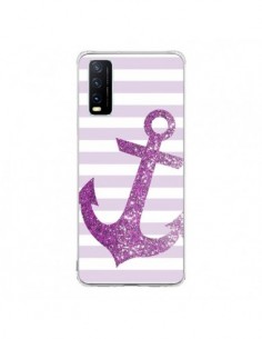 Coque Vivo Y20S Ancre Rose Navire - Monica Martinez