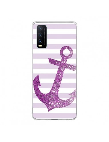 Coque Vivo Y20S Ancre Rose Navire - Monica Martinez