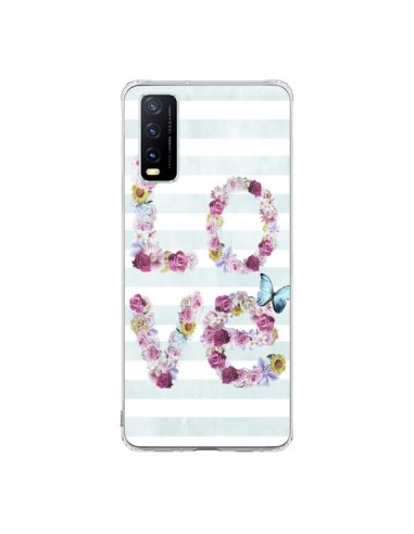 Coque Vivo Y20S Love Fleurs Flower - Monica Martinez