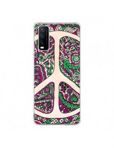 Coque Vivo Y20S Peace and Love Azteque Vainilla -...