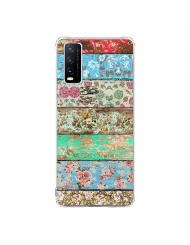 Coque Vivo Y20S Rococo Style Bois Fleur - Maximilian San