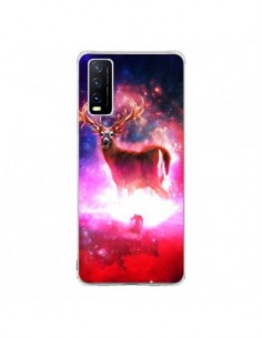 Coque Vivo Y20S Cosmic Deer Cerf Galaxy - Maximilian San