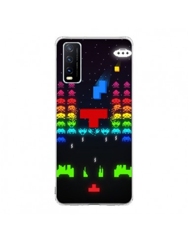 Coque Vivo Y20S Invatris Space Invaders Tetris Jeu - Maximilian San