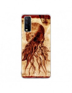 Coque Vivo Y20S Octopu Skull Poulpe Tête de Mort -...