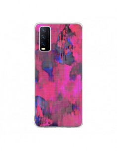 Coque Vivo Y20S Fleurs Rose Lysergic Pink - Maximilian San