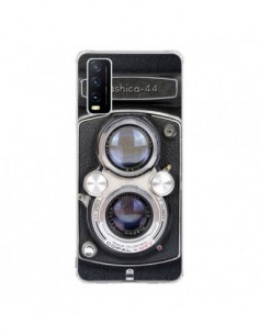 Coque Vivo Y20S Vintage Camera Yashica 44 Appareil Photo...