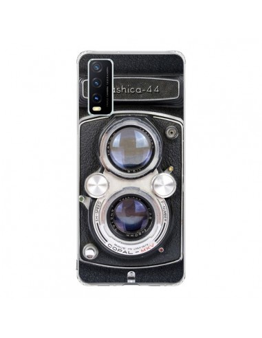 Coque Vivo Y20S Vintage Camera Yashica 44 Appareil Photo - Maximilian San