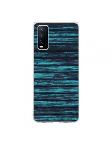 Coque Vivo Y20S Blue Moon Wood Bois - Maximilian San