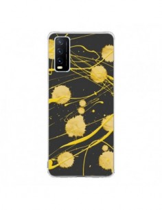 Coque Vivo Y20S Gold Splash Peinture Art - Maximilian San