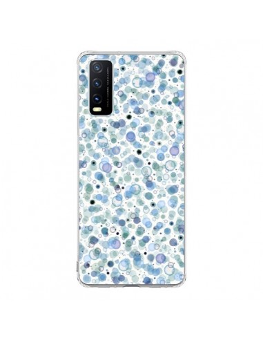 Coque Vivo Y20S Cosmic Bubbles Blue - Ninola Design