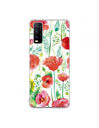 Coque Vivo Y20S Planets Constellation Pink - Ninola Design