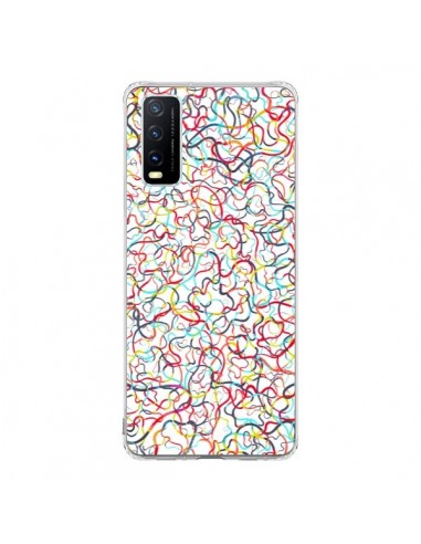 Coque Vivo Y20S Water Drawings White - Ninola Design