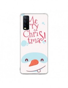 Coque Vivo Y20S Bonhomme de Neige Merry Christmas Noël -...