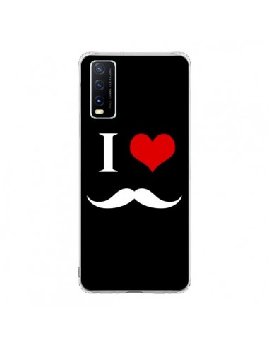 Coque Vivo Y20S I Love Moustache - Nico