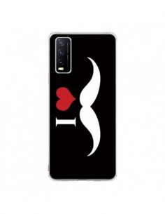 Coque Vivo Y20S I Love Moustache - Nico