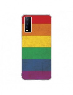 Coque Vivo Y20S Drapeau Arc En Ciel Gay - Nico