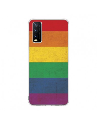 Coque Vivo Y20S Drapeau Arc En Ciel Gay - Nico