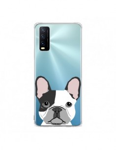Coque Vivo Y20S Bulldog Français Chien Transparente - Pet...