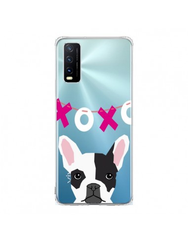 Coque Vivo Y20S Bulldog Français XoXo Chien Transparente - Pet Friendly