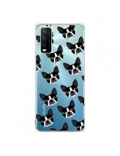 Coque Vivo Y20S Chiens Boston Terrier Transparente - Pet...