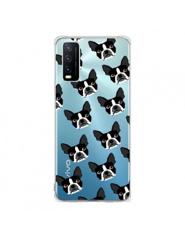 Coque Vivo Y20S Chiens Boston Terrier Transparente - Pet Friendly