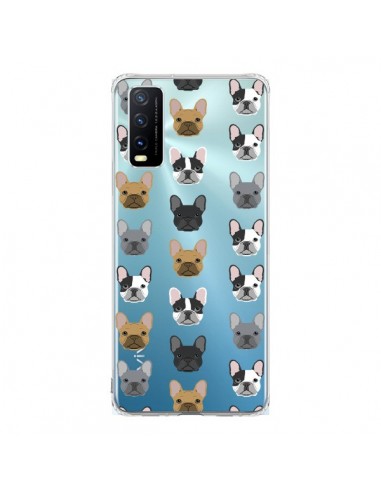 Coque Vivo Y20S Chiens Bulldog Français Transparente - Pet Friendly