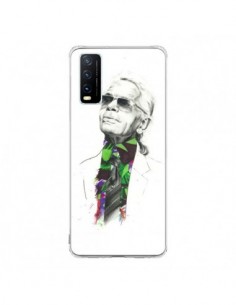 Coque Vivo Y20S Karl Lagerfeld Fashion Mode Designer - Percy
