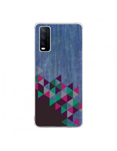 Coque Vivo Y20S Wood Bois Azteque Triangles Archiwoo - Pura Vida