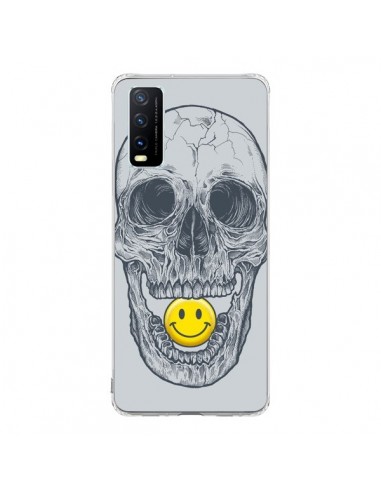 Coque Vivo Y20S Smiley Face Tête de Mort - Rachel Caldwell