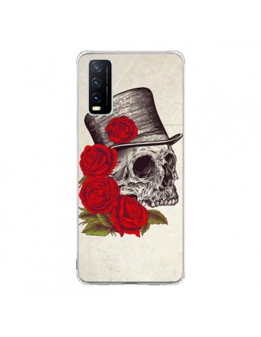 Coque Vivo Y20S Gentleman Crane Tête de Mort - Rachel Caldwell