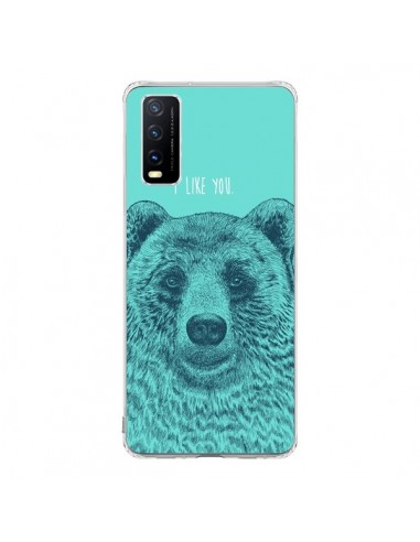 Coque Vivo Y20S Bear Ours I like You - Rachel Caldwell