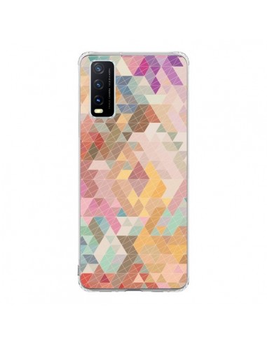 Coque Vivo Y20S Azteque Pattern Triangles - Rachel Caldwell