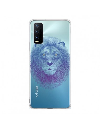 Coque Vivo Y20S Lion Animal Transparente - Rachel Caldwell