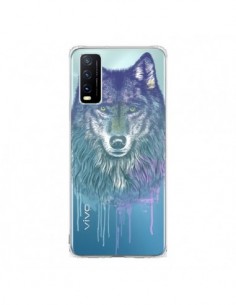 Coque Vivo Y20S Loup Wolf Animal Transparente - Rachel...