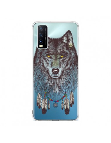 Coque Vivo Y20S Loup Wolf Attrape Reves Transparente - Rachel Caldwell