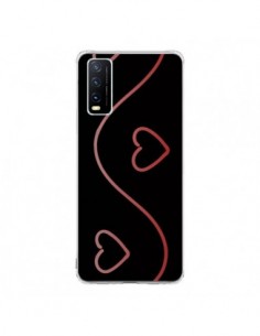 Coque Vivo Y20S Coeur Love Rouge - R Delean