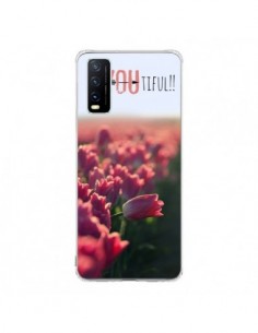 Coque Vivo Y20S Coque iPhone 6 et 6S Be you Tiful Tulipes...