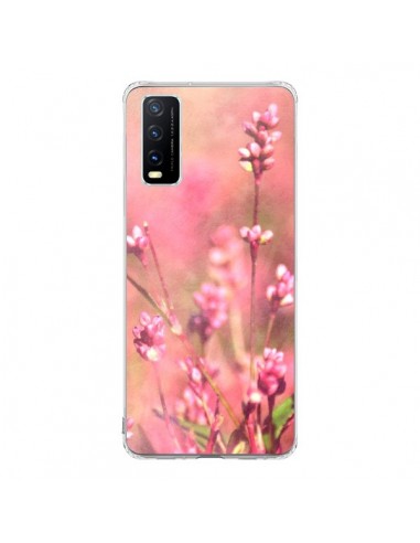 Coque Vivo Y20S Fleurs Bourgeons Roses - R Delean